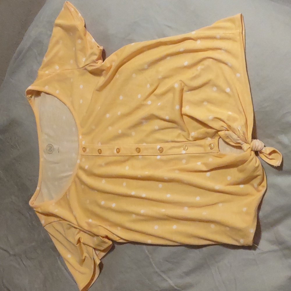 Yellow Polka Dot T-shirt